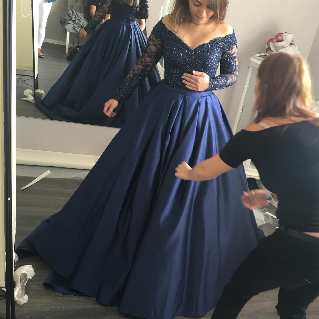 Long sleeve prom dresses 2018 clearance