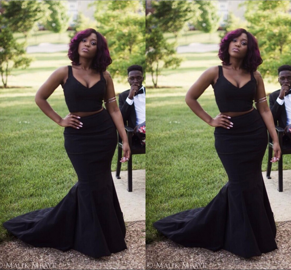Two piece formal dresses plus size clearance