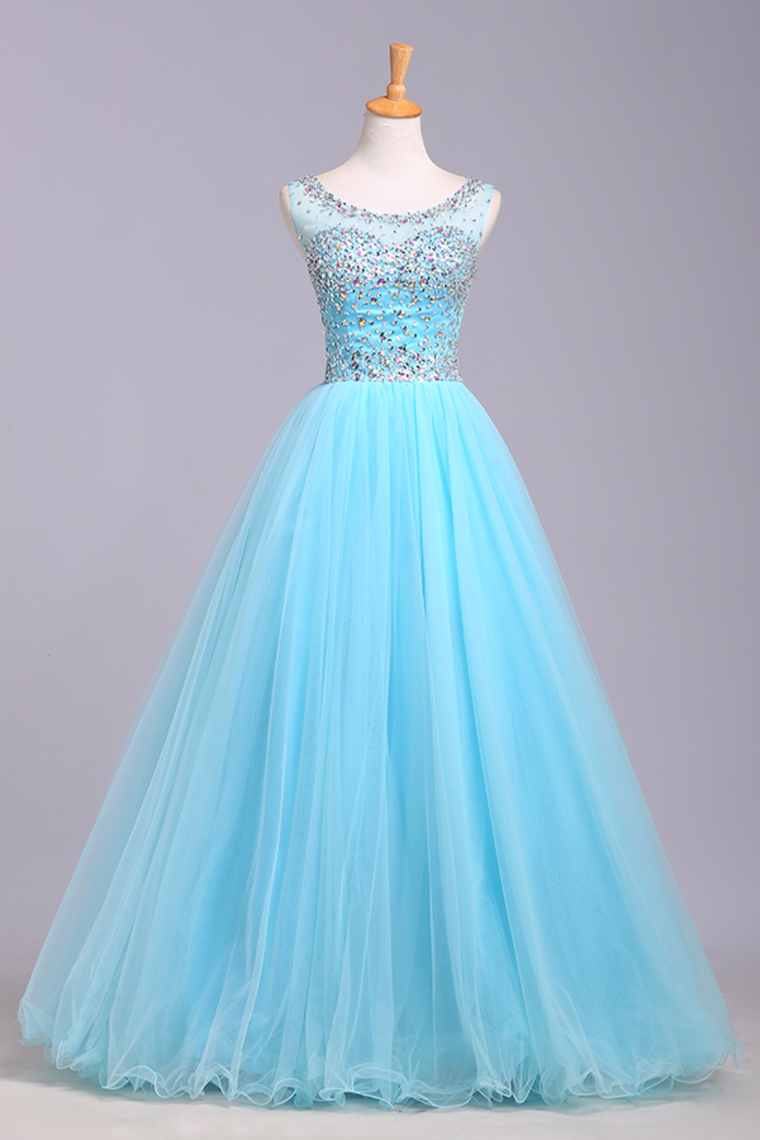 blue princess dress prom