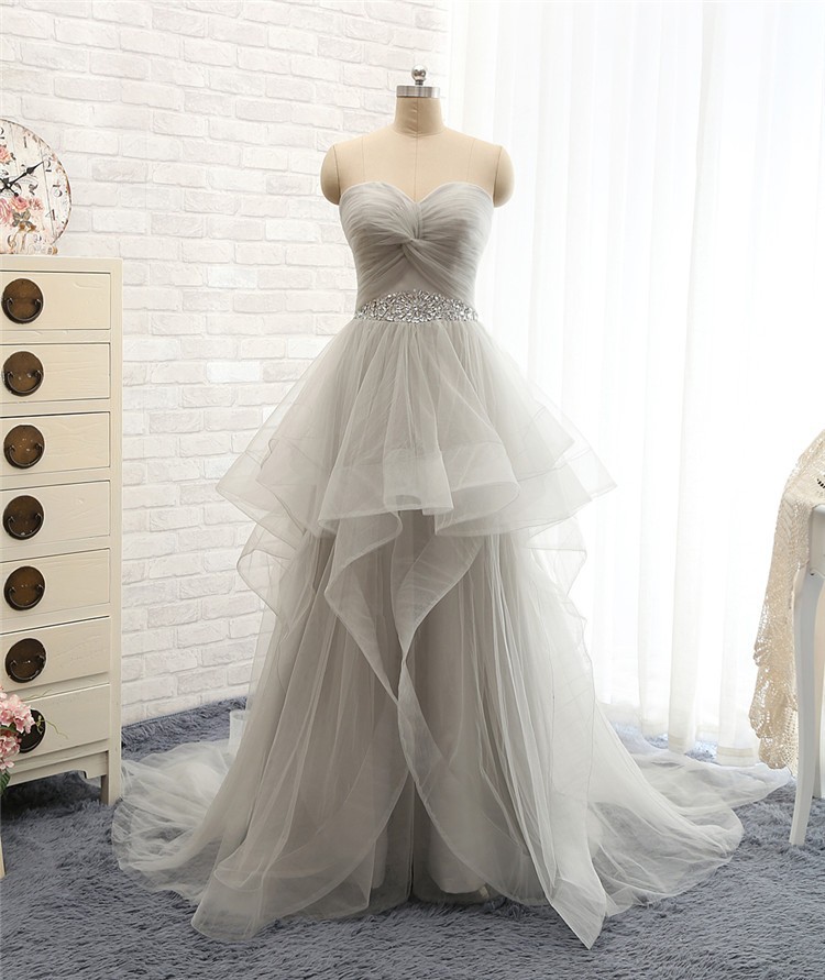 Lovely Wedding Dresses Long Wedding Gown Tulle Wedding Gowns