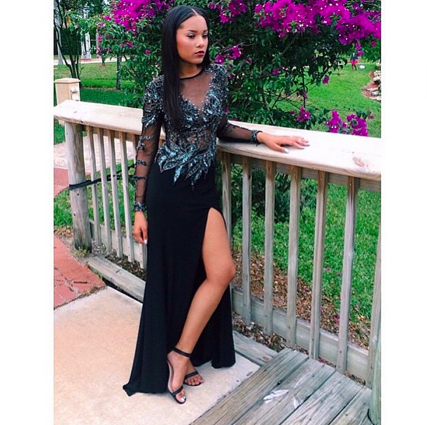Black Prom Dresses Mermaid Prom Dress Formal Gown Sexy Evening